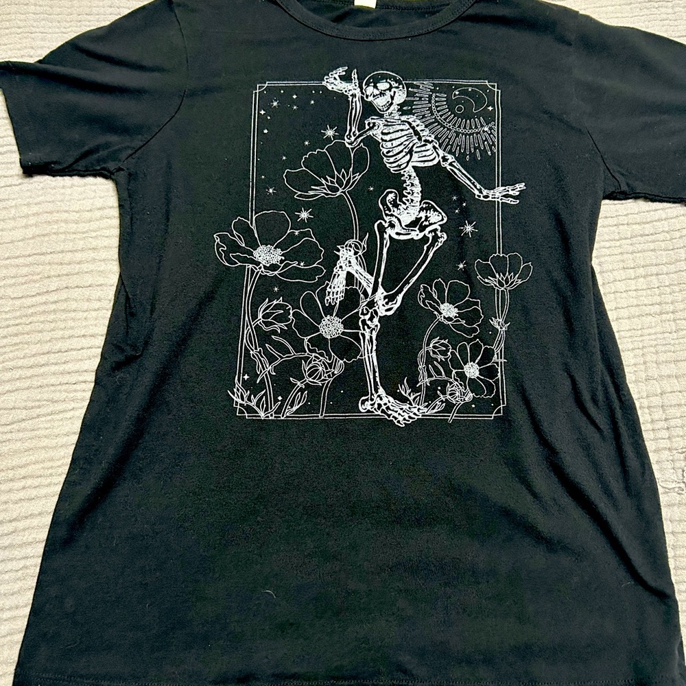 Skeleton Flower T-Shirt